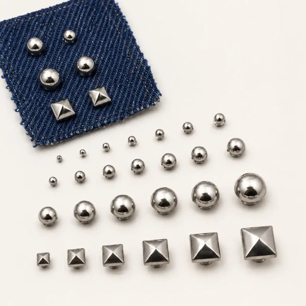 Drop metal tekstil aksesuarı çeşitleri